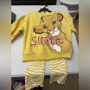 Lion King Simba 2 piece set size 3